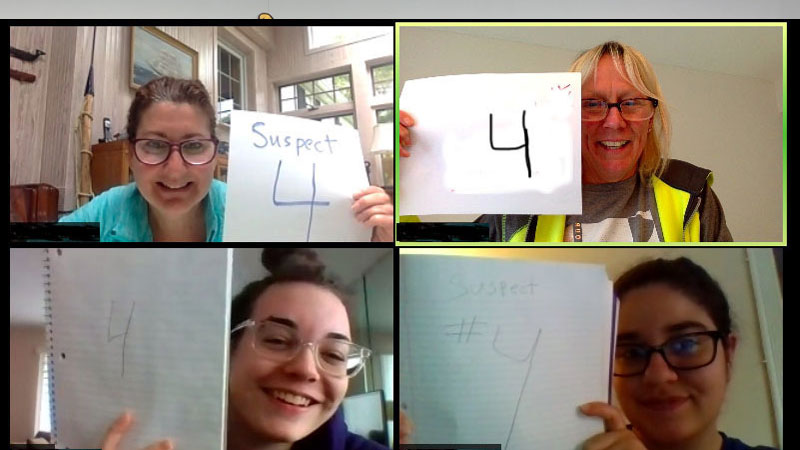 A junior at Community High School sworn in as a Volunteer Junior Firefighter in Park Ridge, New Jersey