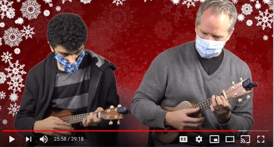 Special students singing on YouTube